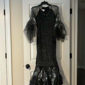 Chasing fireflies witch costume.